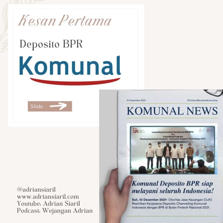 deposito bpr komunal