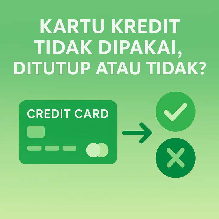 Kartu Kredit Tidak Dipakai, Ditutup atau Tidak?